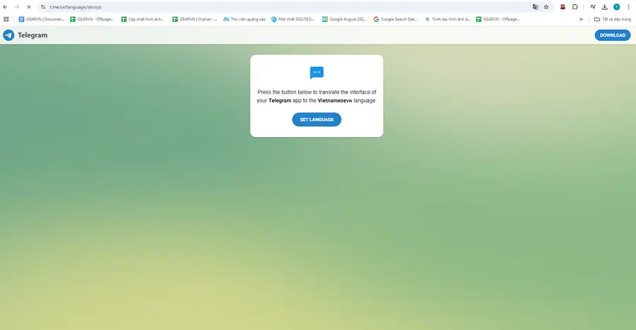 Cài tiếng việt Telegram PC Cài tiếng việt Telegram PC