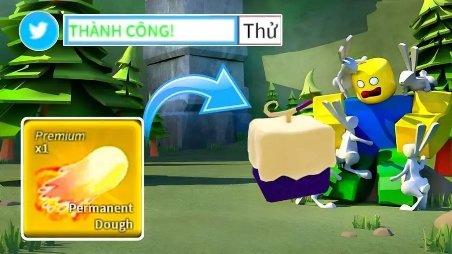 Giftcode Blox Fruits x2 kinh nghiệm và reset stats