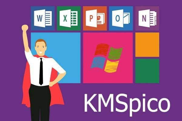 Giao diện phần mềm KMSpico
