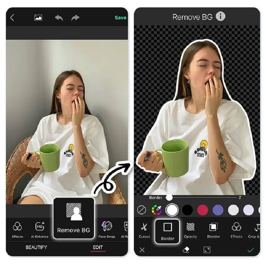 Xóa phông ảnh trên Android