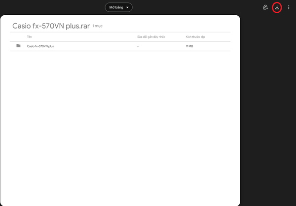 Casio 570VN Plus Giao diện máy tính Casio fx-570VN Plus