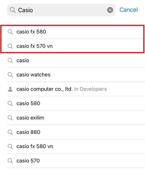 Casio Android Tìm ứng dụng Casio trên Google Play