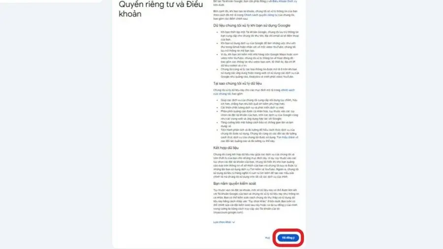 Xác minh số điện thoại Gmail