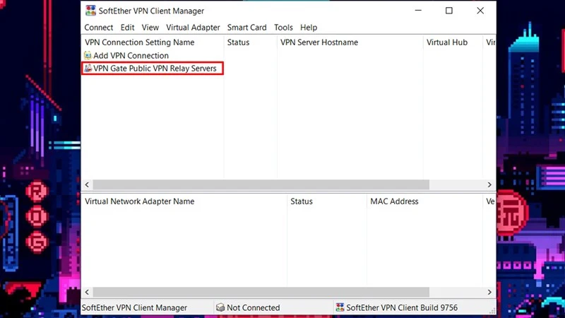 Mở VPN Gate Public VPN Relay Servers