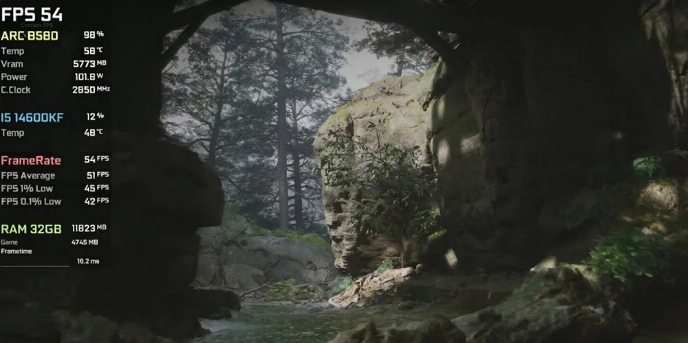 Test game Black Myth Wukong trên Intel Arc B580