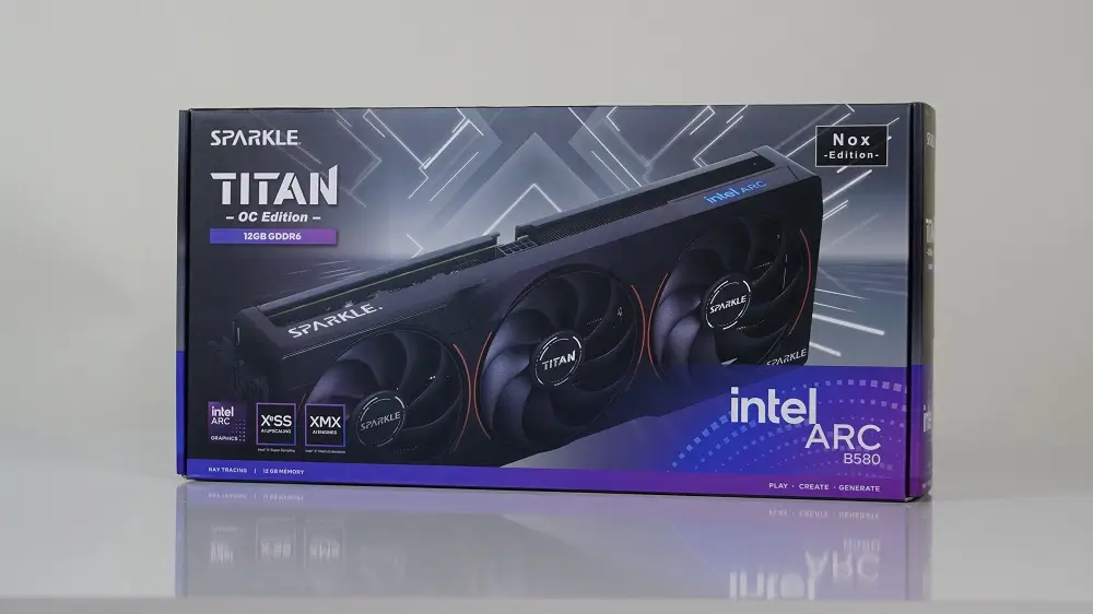 Vỏ hộp VGA Intel Arc B580