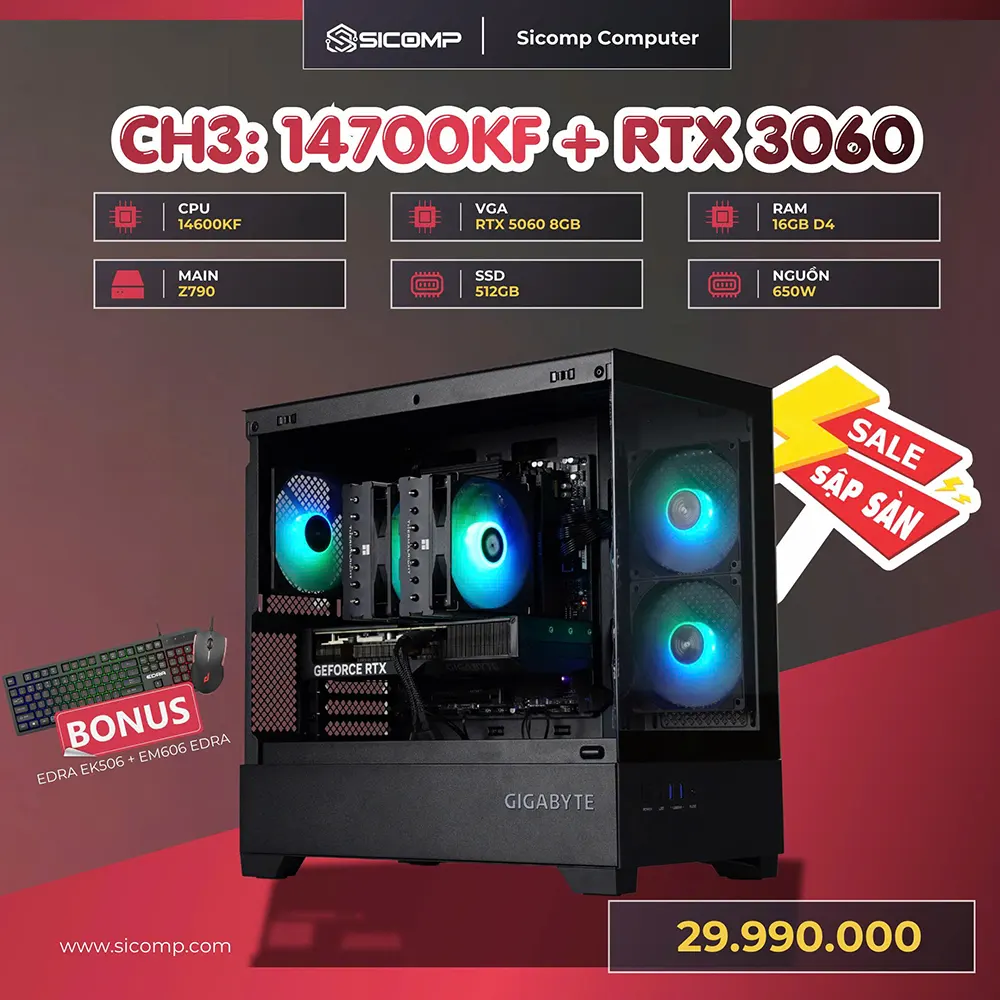 PC GAMING 14700KF 3060