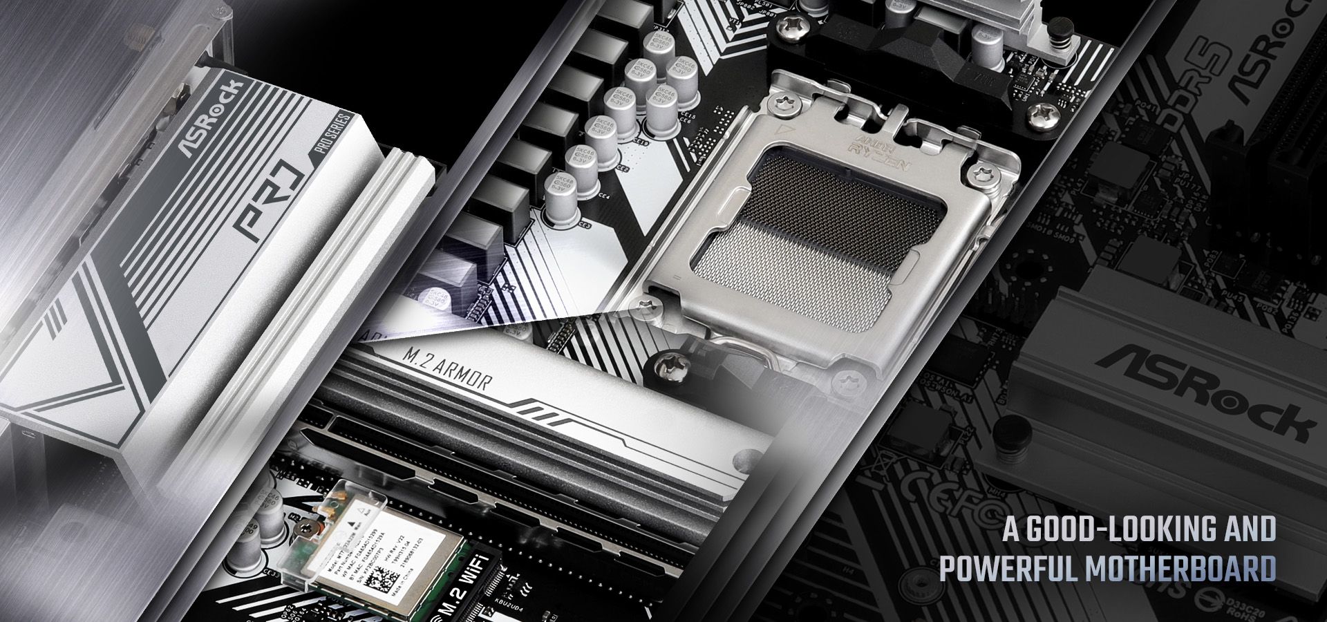 Giao diện socket AM5 LGA 1718 trên bo mạch chủ